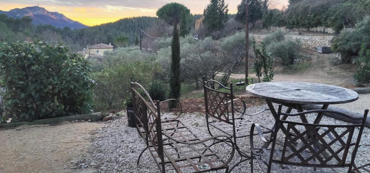 Villa Cigalons En Pleine Pinede Avec Piscine Chauffee De Mai A Septembre Auriol Exterior foto
